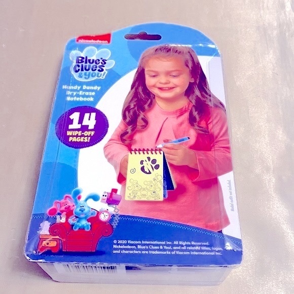 Nickelodeon Toys 2 Blues Clues You Handy Dandy Dryerase Notebook And Coloring Activity Book